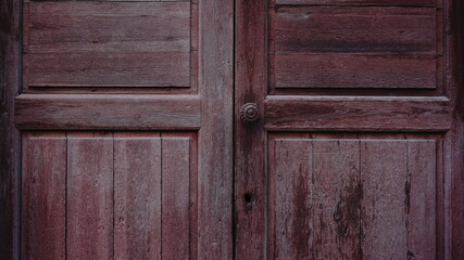 old red wooden door background