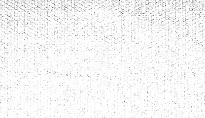 Abstract vector noise. Small particles of debris and dust. Distressed uneven background. Grunge texture overlay with fine grains isolated on white background. Vector illustration. EPS10.
