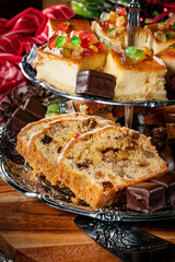 Various sweet cakes.