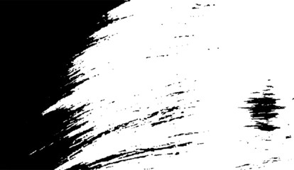 Vector brush sroke texture. Distressed uneven grunge background. Abstract distressed vector illustration. Overlay over any design to create interesting effect and depth. Black isolated on white. EPS10