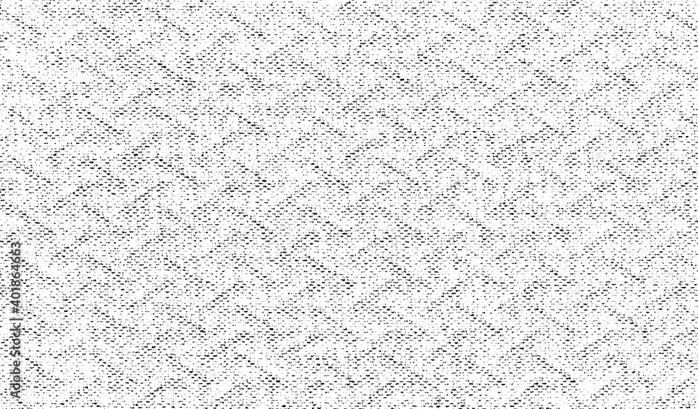 Poster vector fabric texture. distressed texture of weaving fabric. grunge background. abstract halftone ve