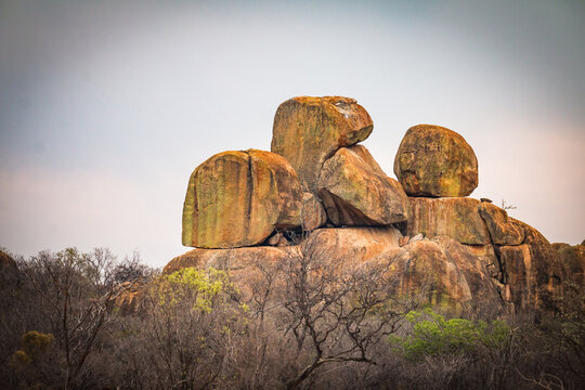 boulders of matobo national park, zimbabwe