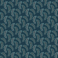 Modern vector seamless pattern berries, great design for any purposes