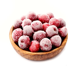 Frozen cherry berries