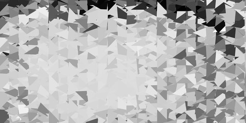 Light gray vector polygonal pattern.