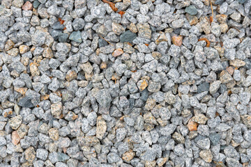 Fine flat gravel texture with colorful stones