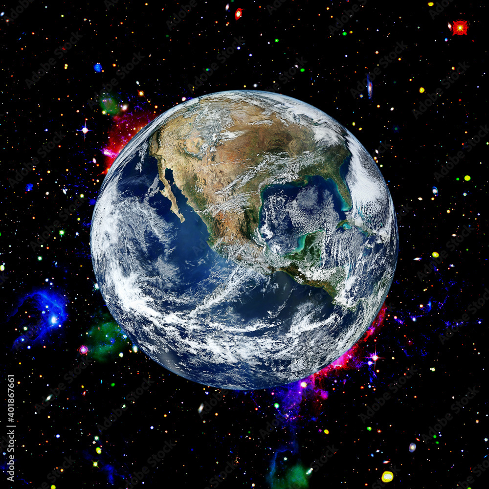 Canvas Prints our unique planet from space. the elements of this image furnished y nasa.