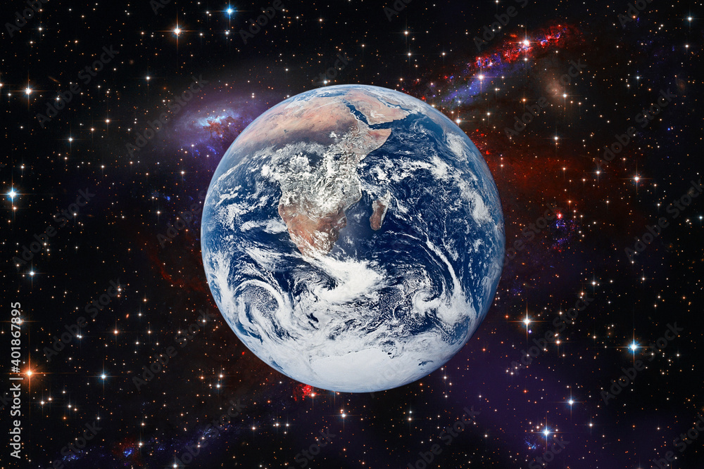 Canvas Prints beautiful earth from space. the elements of this image furnished by nasa.