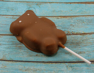 Sucette ourson chocolat guimauve
