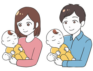 赤ちゃんと親