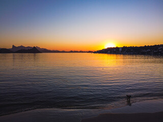 SUNSET EM NITER&Oacute;I, PRAIA DE S&Atilde;O FRANCISCO