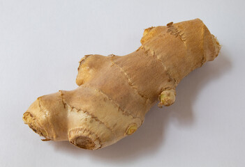 Ginger root isolated on white background