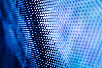 CloseUp LED blurred screen. LED soft focus background. abstract background ideal for design.