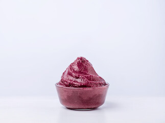 Brazilian Acai Bowl isolated on background