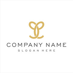 letter cc luxury logo design vector icon illustration.
