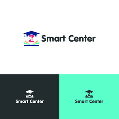 Education and academy letter Z logo concept with opened book, star, and graduation cap. Course and training logo style vector template