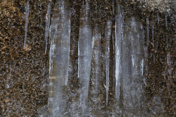 氷瀑，氷，冬