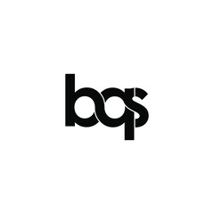 bqs letter original monogram logo design