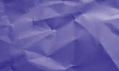 blue colored crumpled paper texture background for design, decorative.