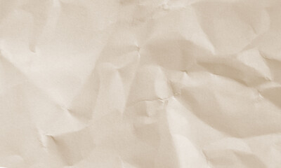 brown colored crumpled paper texture background for design, decorative.