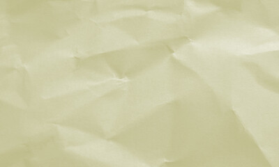 old olive colored crumpled paper texture background for design, decorative.
