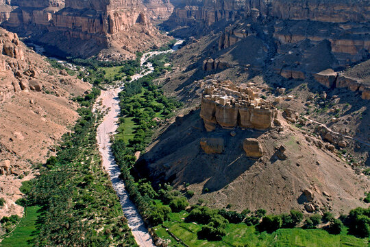 Cidade De Wadi Doan. Iemen