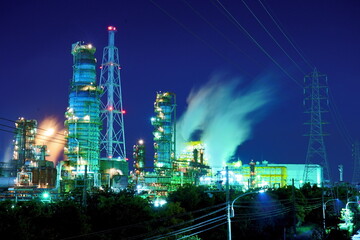 【大阪府】堺泉北臨海工業地帯の夜景 / 【Osaka 】Nightview of Sakai Senboku Coastal Industrial Area