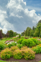Lovely Garden at Rouyn ( Quebec ) With Footpath