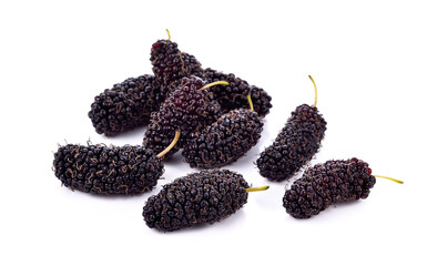 mulberry isolated on the white background
