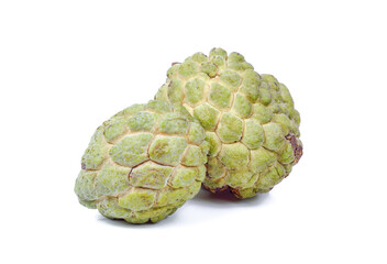 Fresh Custard Apple isolated on white background