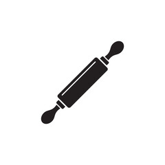 rolling pin icon symbol sign vector