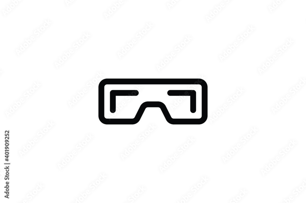 Wall mural Mall Outline Icon - Spectacles