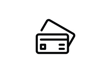 Mall Outline Icon - Atm Card