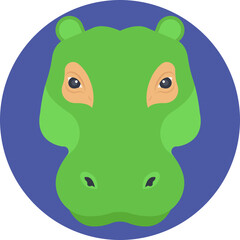 Alligator Flat Icon