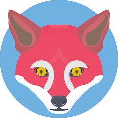 Fox Flat Icon