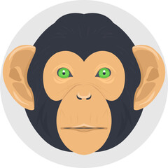 Monkey Flat Icon