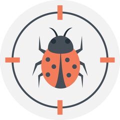 Bug Fixing Flat Icon