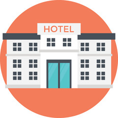 Naklejka premium Hotel 