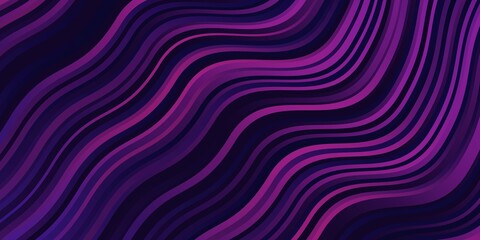 Fototapeta premium Dark Purple, Pink vector pattern with wry lines.