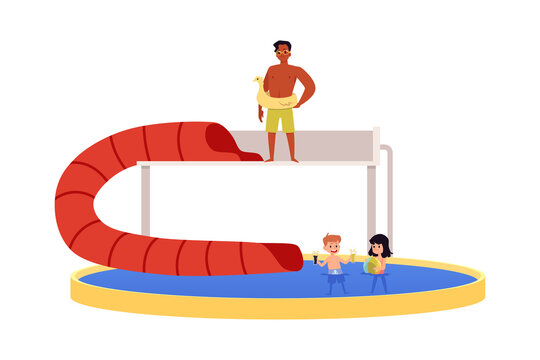 Water Slide clip art preview