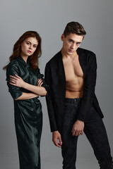 Woman Let go of my hands and the man in the suit next to her