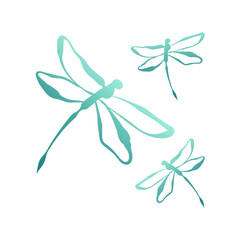 Dragonfly illustration design © Ario