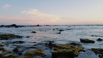 Fototapeta premium sunset on the beach