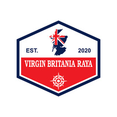 Great Britannia Map Vector , United Kingdom Logo