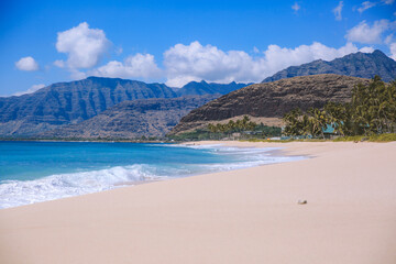 Maili Beach Park, West Oahu coast, Hawaii
