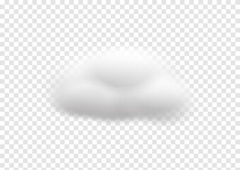 realistic cloud vectors isolated on transparency background ep93