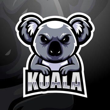 Koala Mascot Esport Logo Design