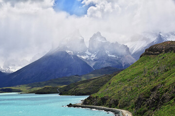 Cerro Paine Grande in Torres del Paine National Park, Patagonia, Chile