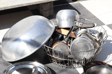 a set of dishes