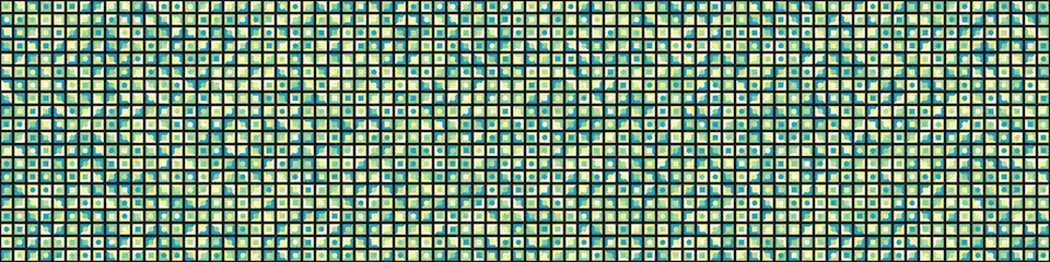 Fototapeta premium Abstract Geometric Pattern generative computational art illustration